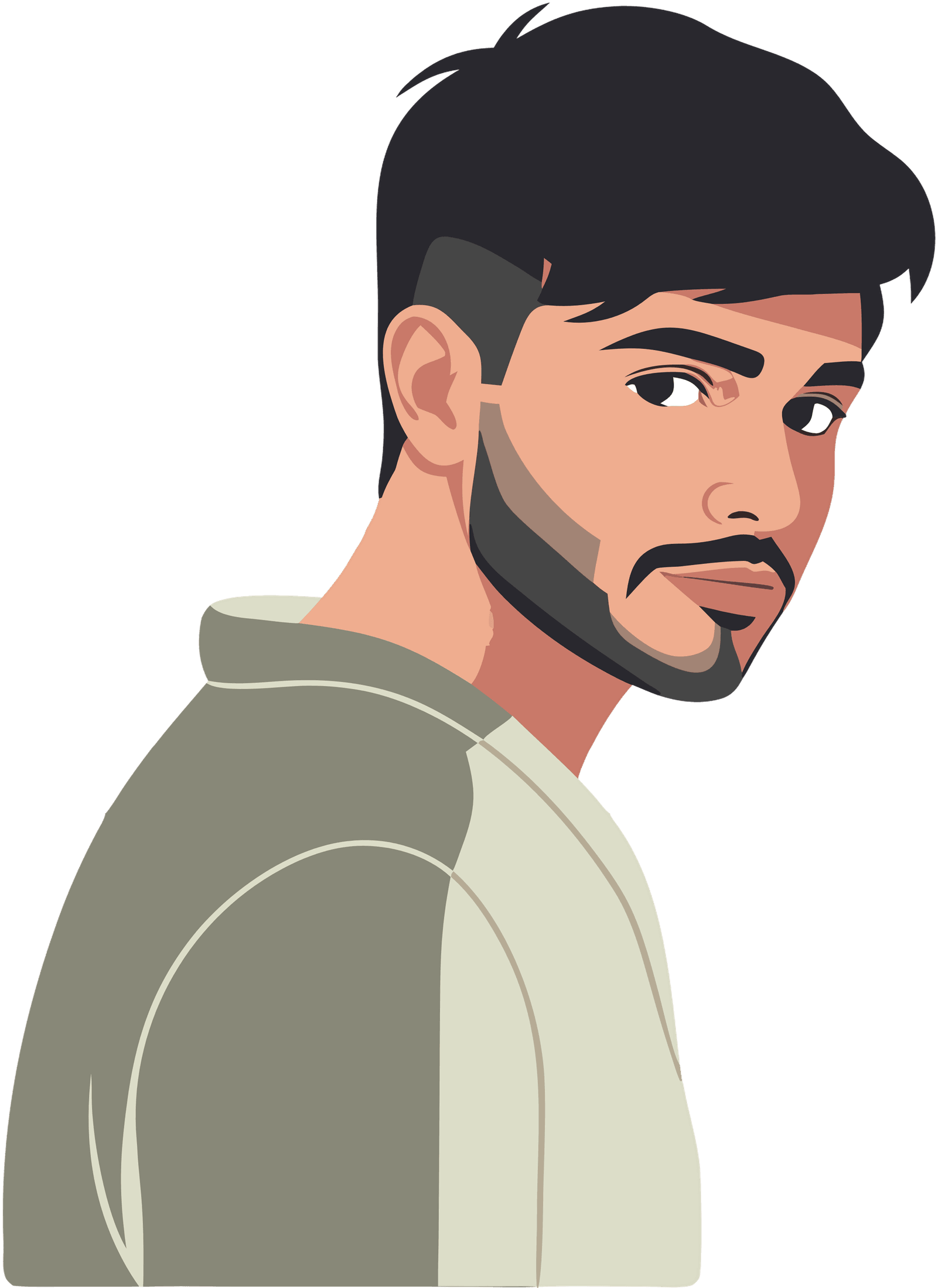 Kaushik Kishor — illustrated portrait